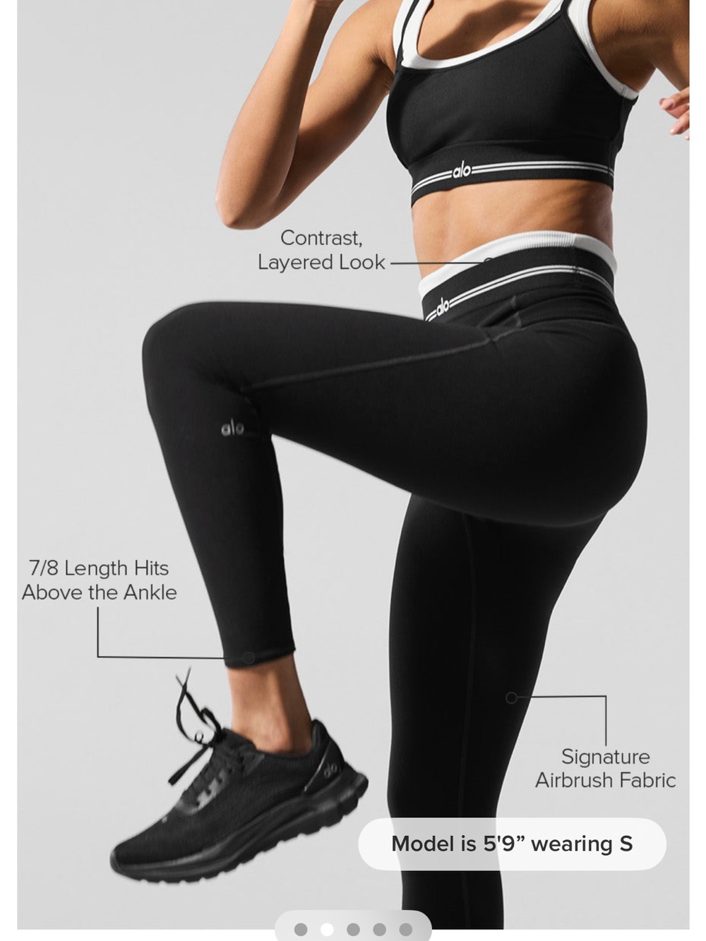 ALO Yoga airbrush High-Waist 7/8 better together Legging
